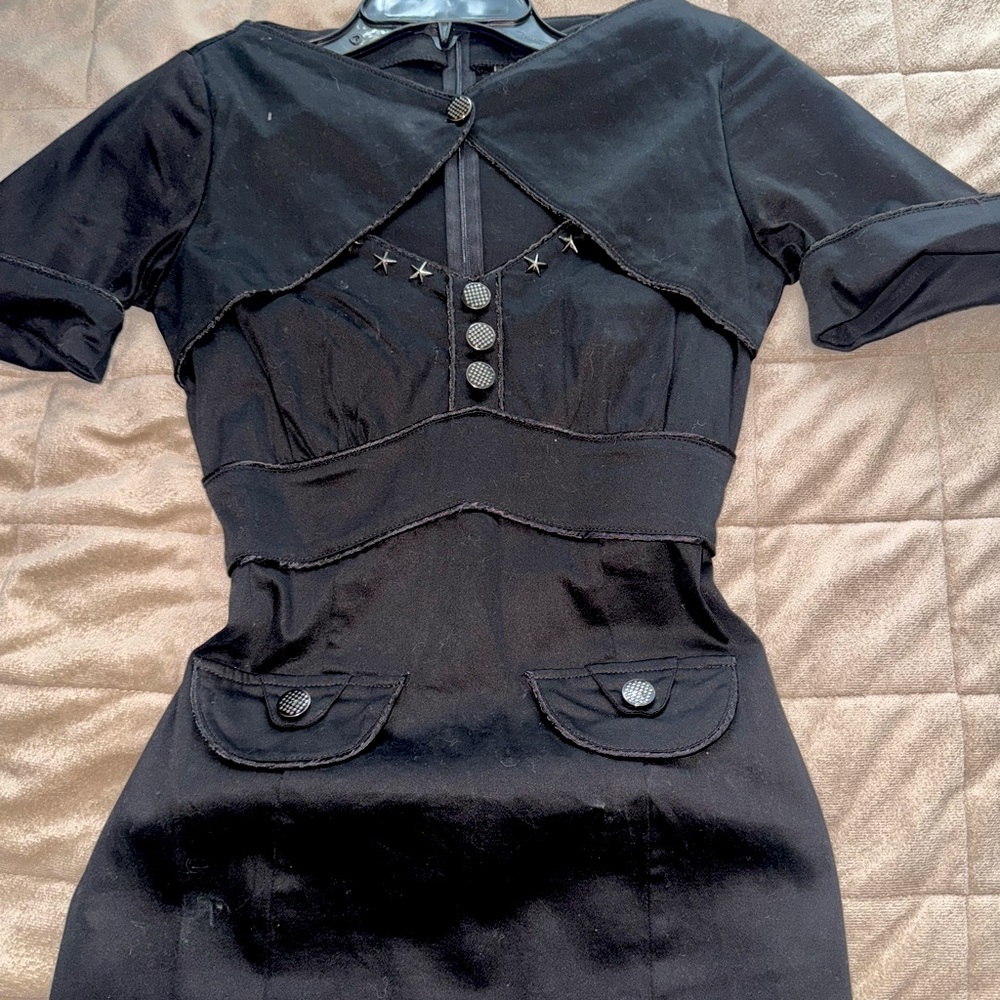 Jawbreaker black dress 50s style